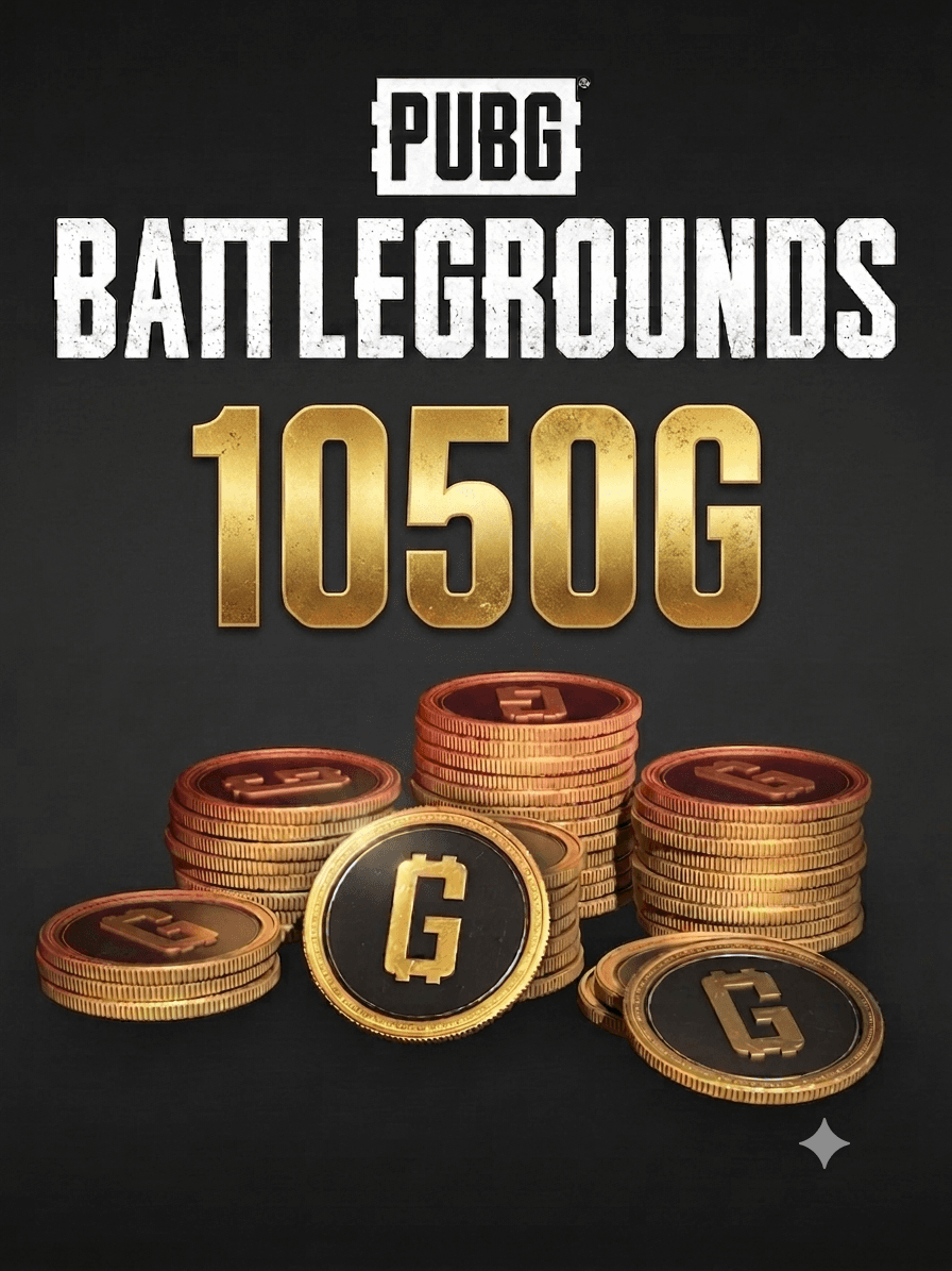PUBG - 1050 G-Coin (스팀 배그 전용)